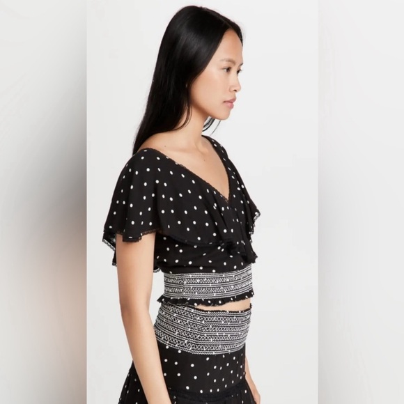 Alice + Olivia polka dot print skirt and top set - Picture 3 of 14